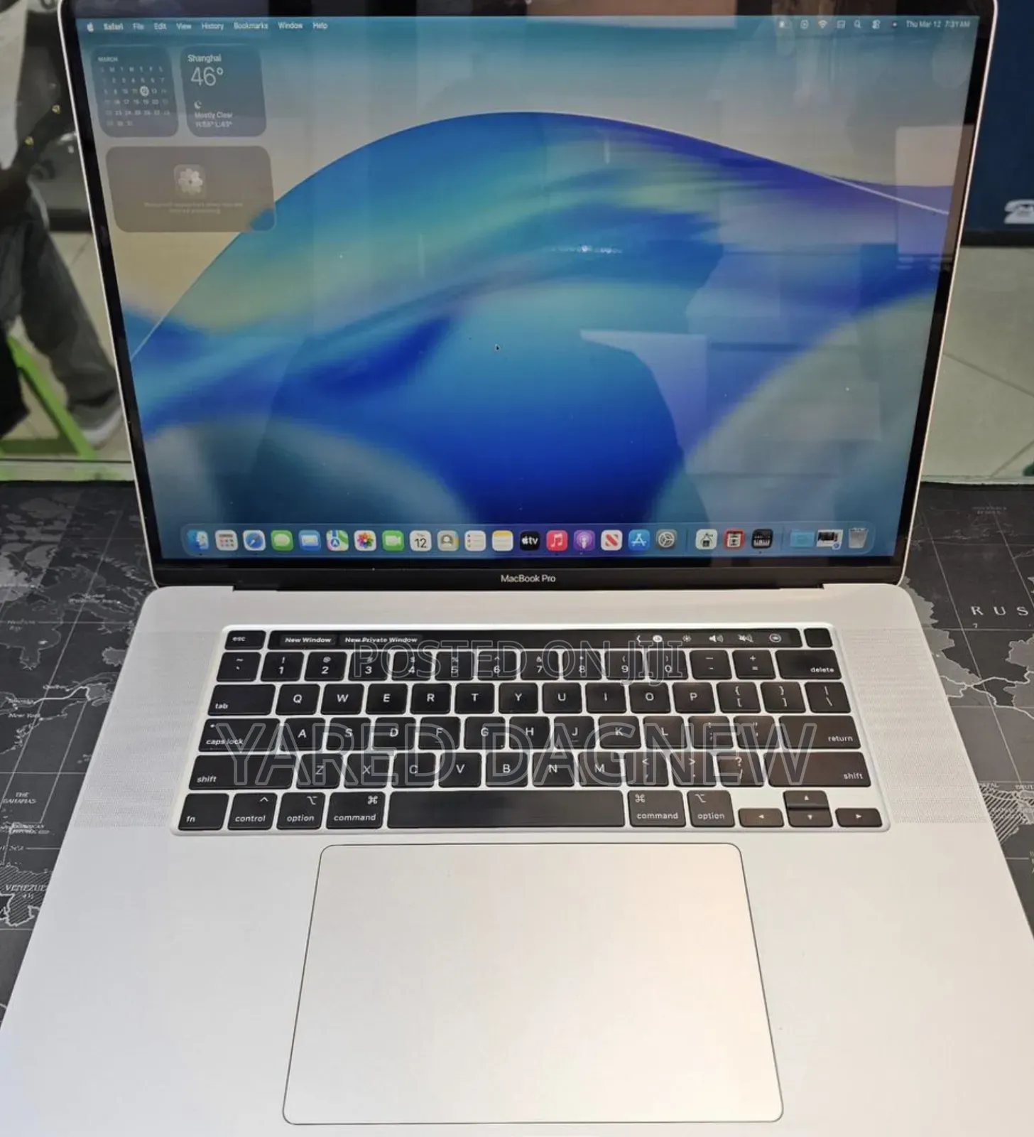 New Laptop Apple MacBook Pro 2019 16GB Intel Core i7 SSD 512GB