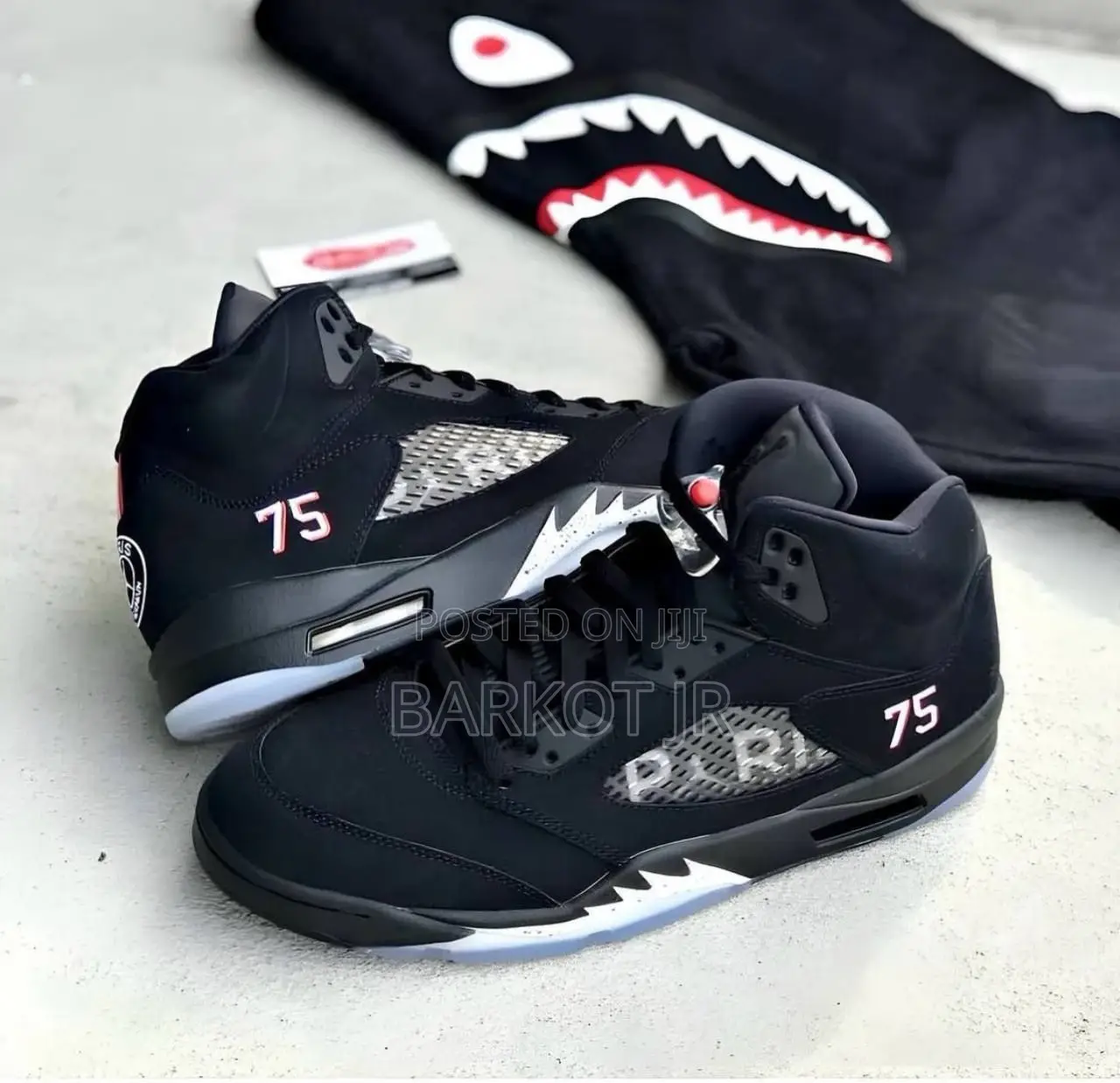 Nike Black Air Jordan 5 Retro PSG Premium