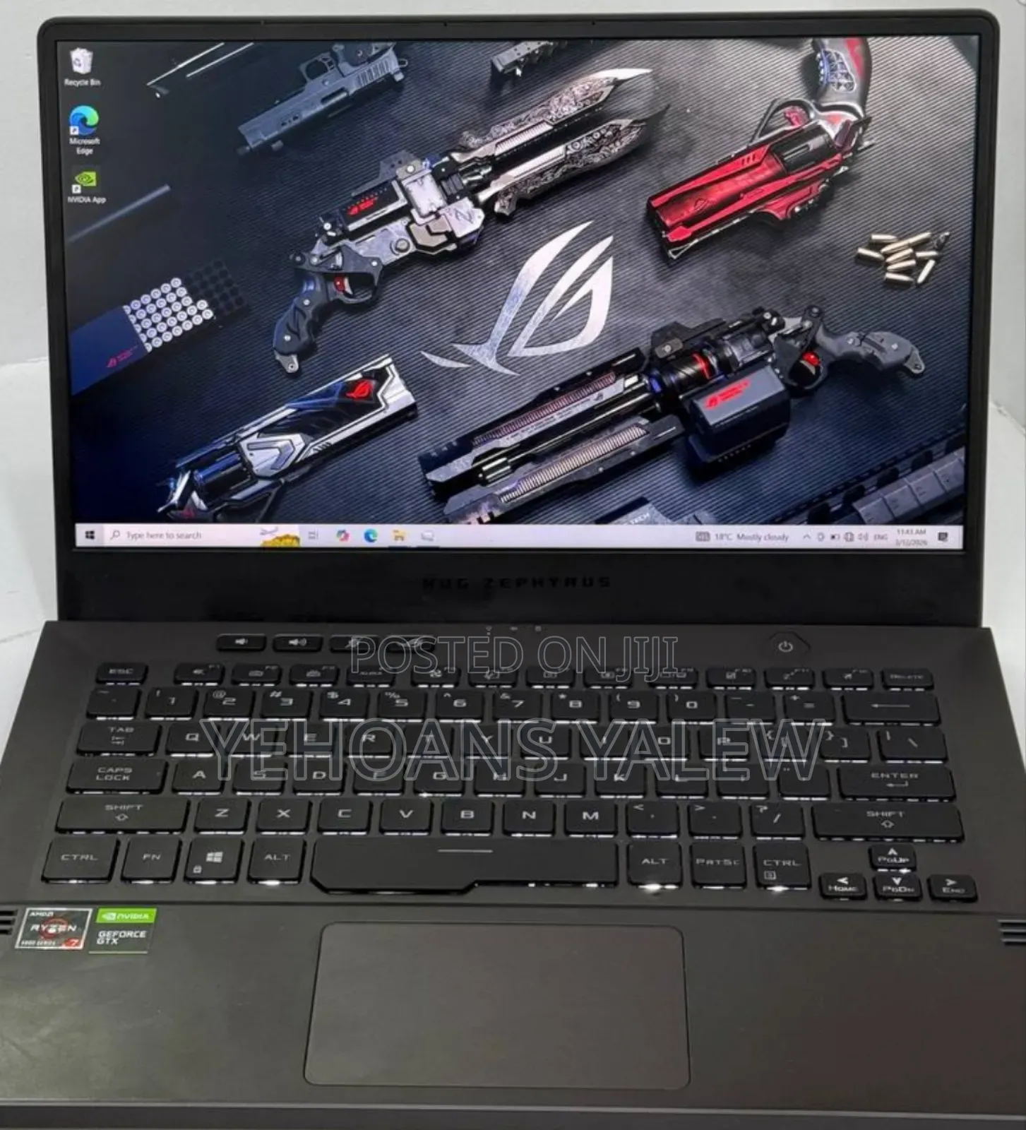 New Laptop Asus ROG Zephyrus G14 16GB AMD Ryzen 7 SSD 512GB