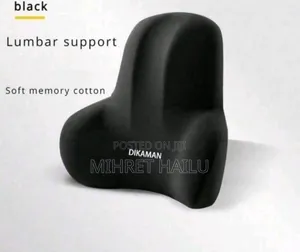 Ergonomic Lumbar Support Cushion Set For Office Chair, Memory