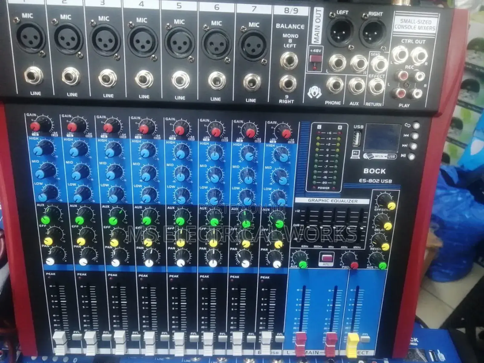 Audio Mixer With Equalizer