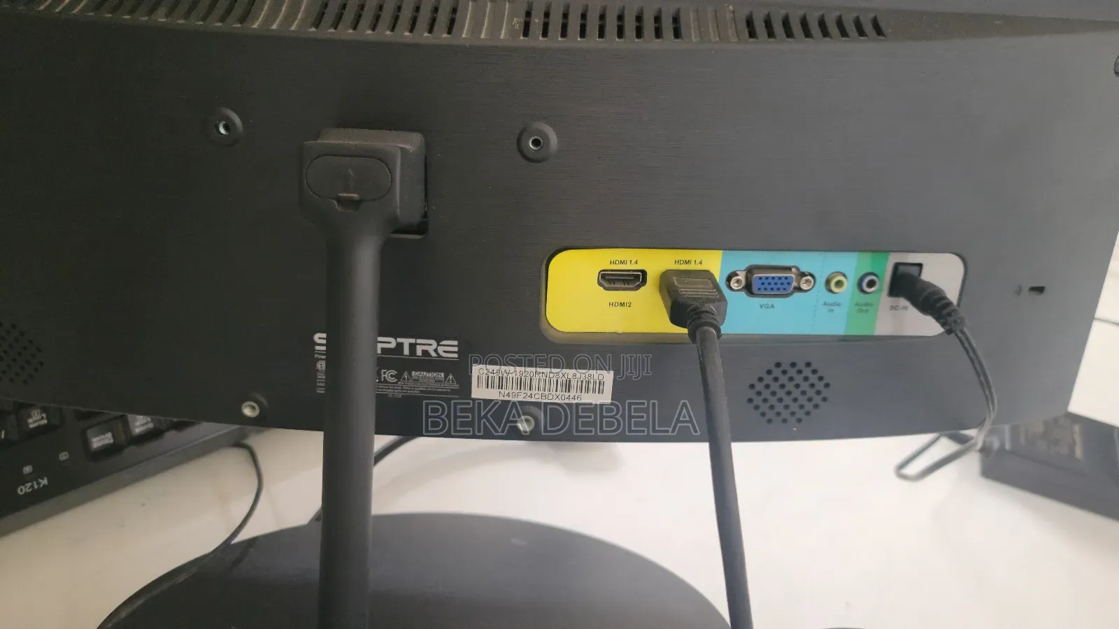 Sceptre 24"Inch Full Hd Curved Monitor + Keyboard