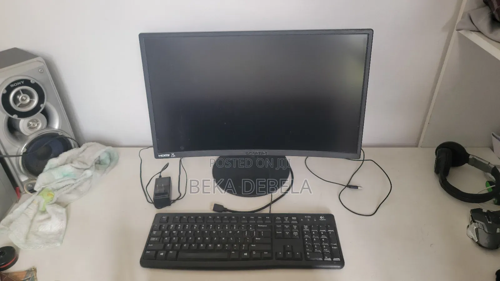 Sceptre 24"Inch Full Hd Curved Monitor + Keyboard
