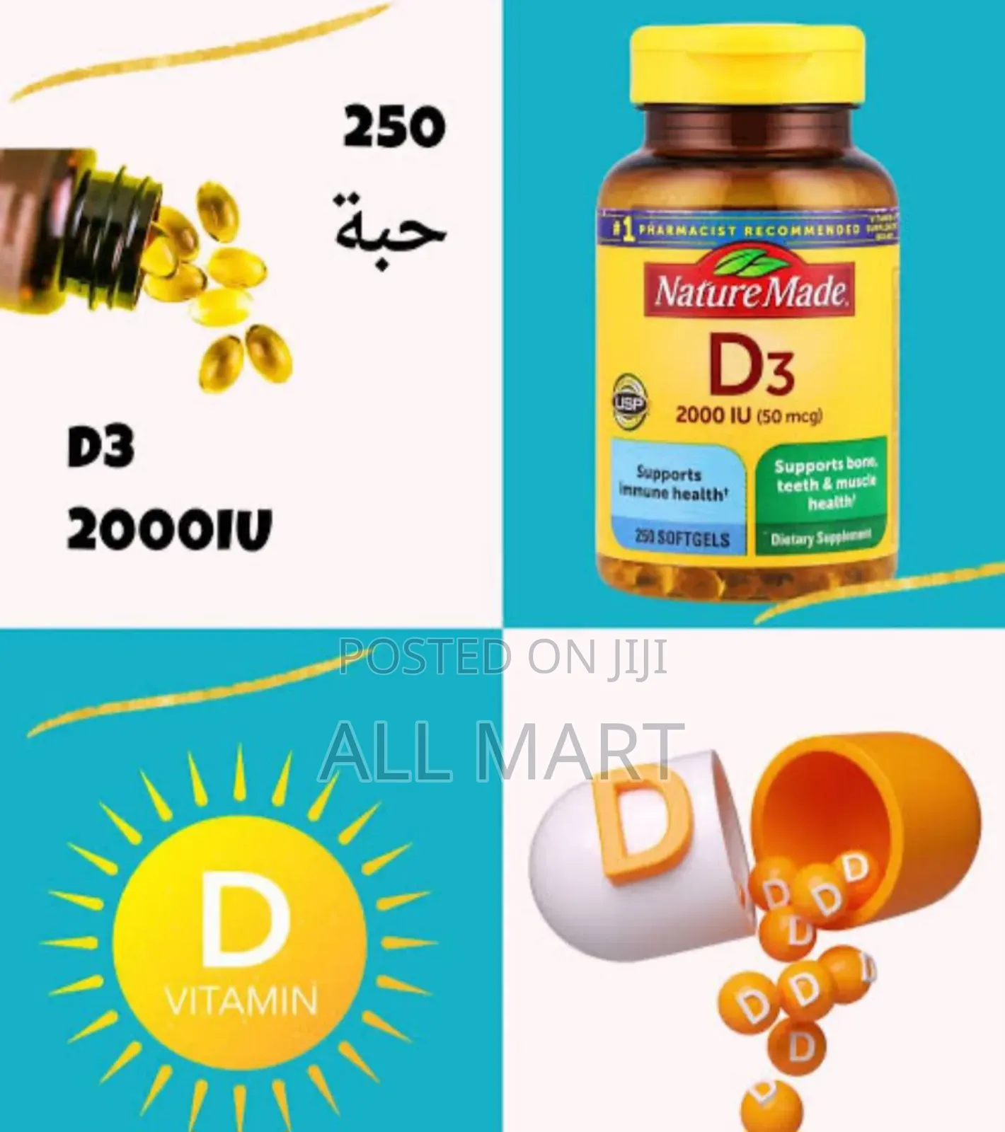 Vitamin D3 2000 Iu (From Nature's Best):