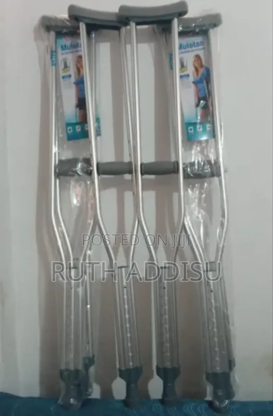Metallic Crutch (Adult and Children) 90-110cm Under Arm Crutches