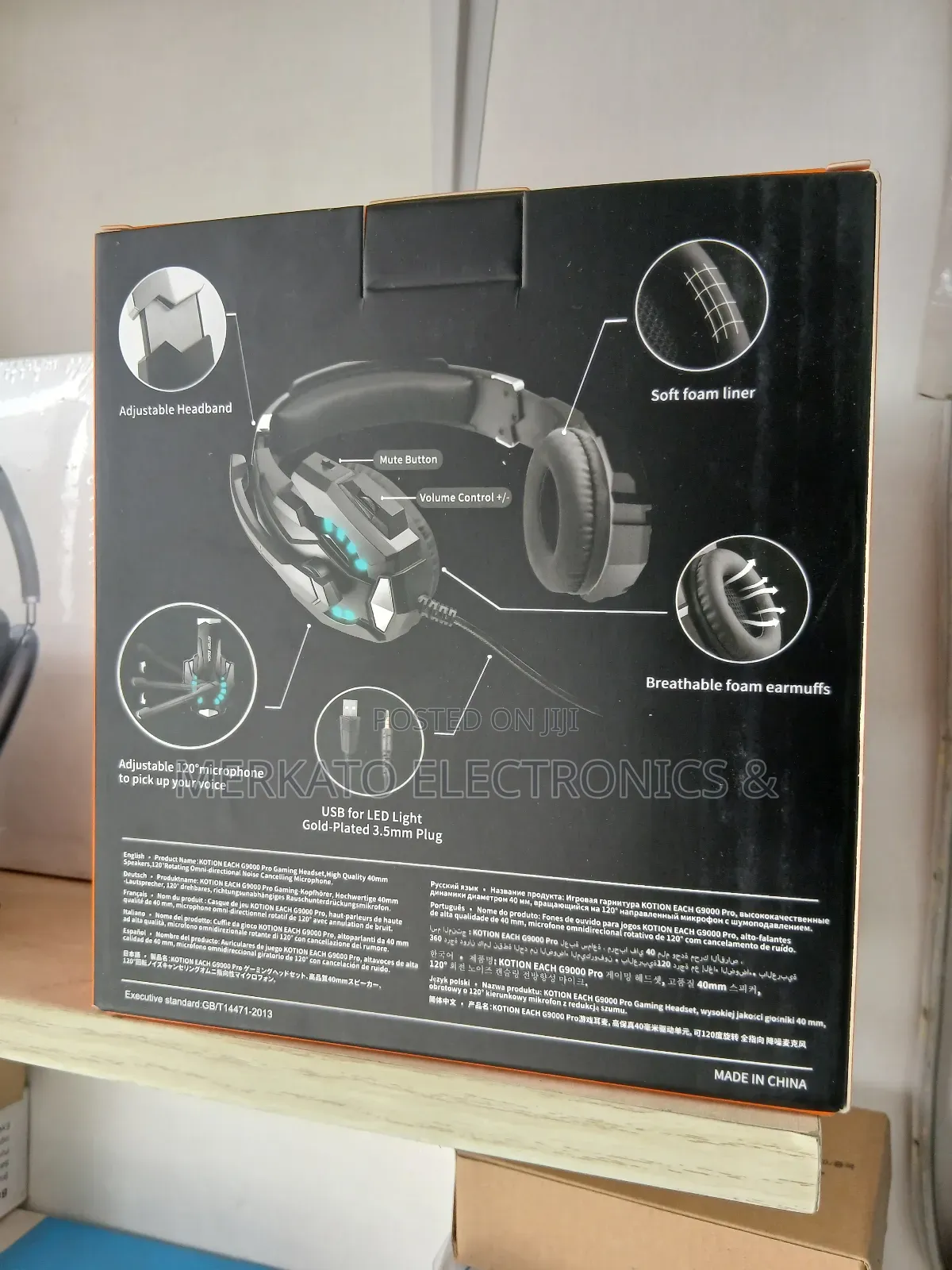 Kotion Headset With Microphone | Noise Reduction