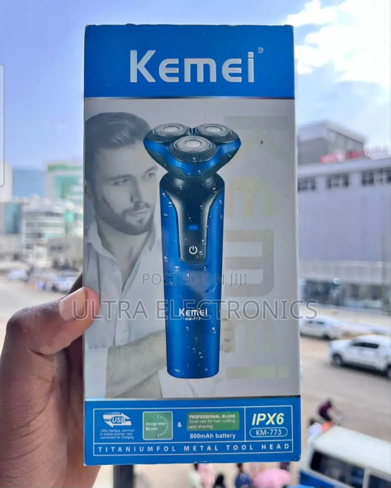 Kemei Km-773 Waterproof Electric Shaver. 3