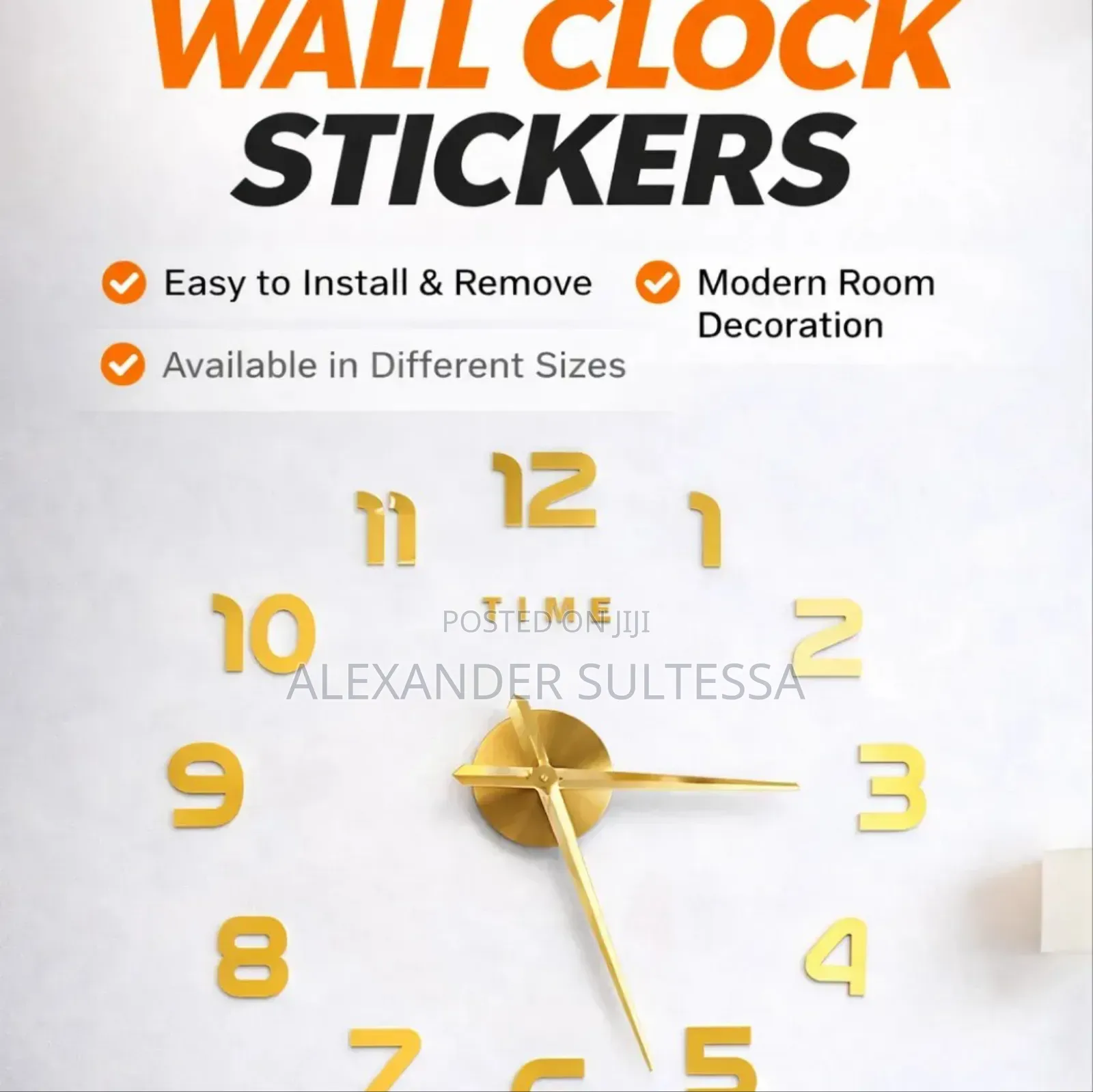 Wall Clock Sticker
