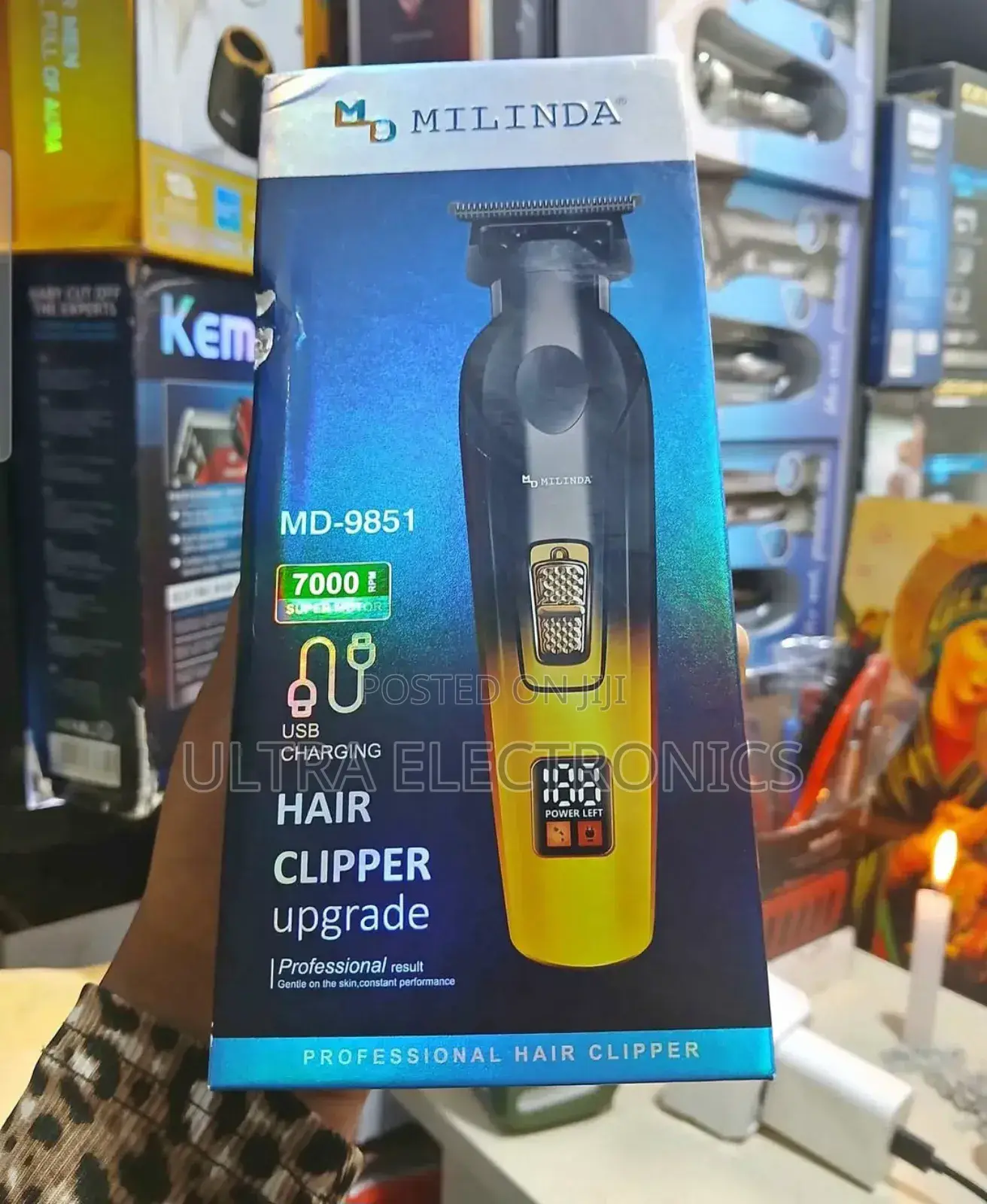 Milinda Hair Clipper Md-9851, a Professional Grooming Tool Design