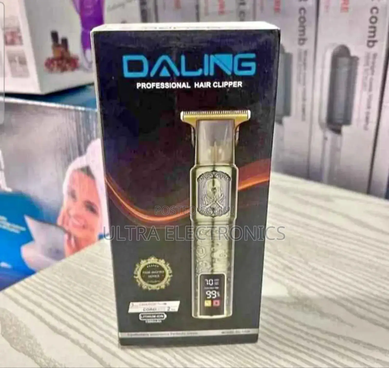 የፀጉር ማሽን Daling Professional Hair Clipper, a Cordless Grooming Tool 0