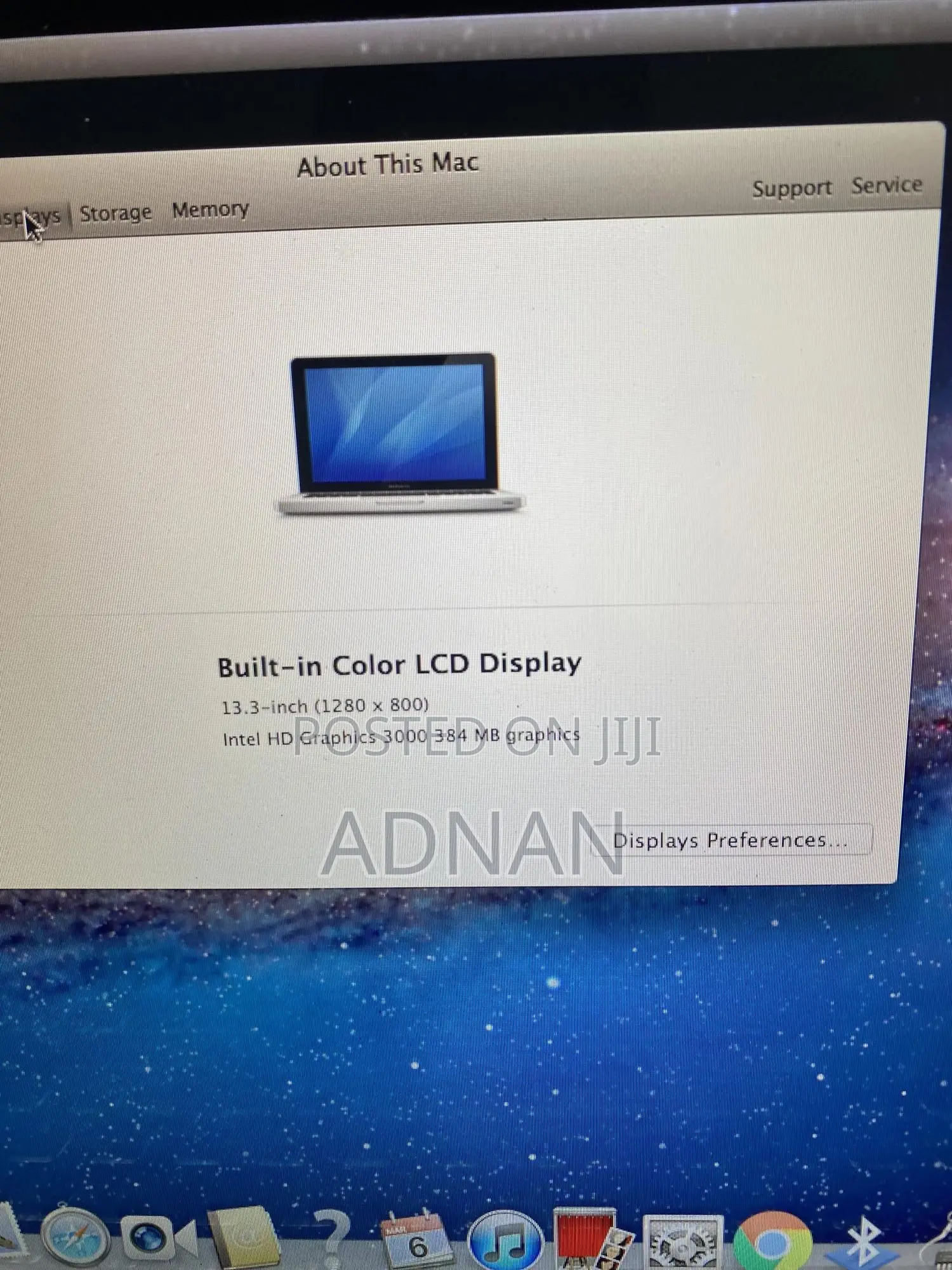 Laptop Apple MacBook 2010 4GB Intel Core i5 HDD 320GB