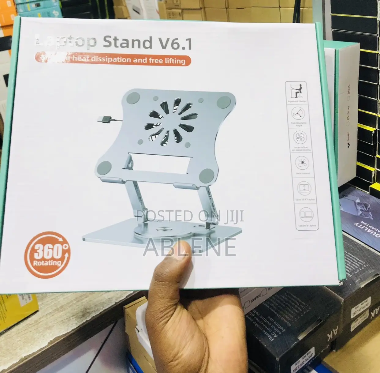 Adjustable 360° Rotating Laptop Stand (V6.1)