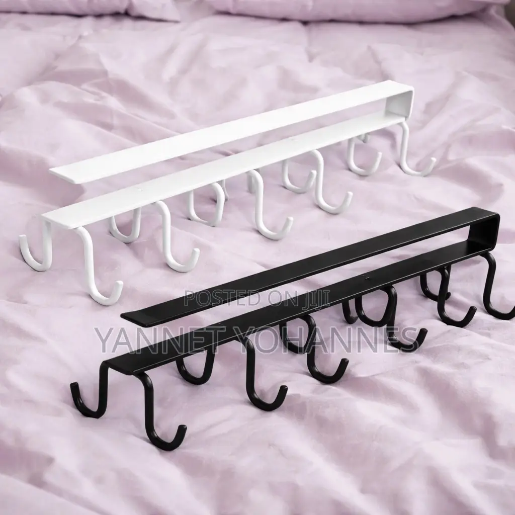 Multifunctional Hook Rack for Under Cabinet in Kitchen or Closet