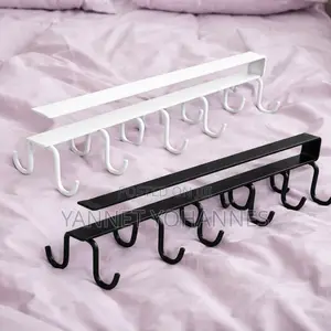 Multifunctional Hook Rack for Under Cabinet in Kitchen or Closet