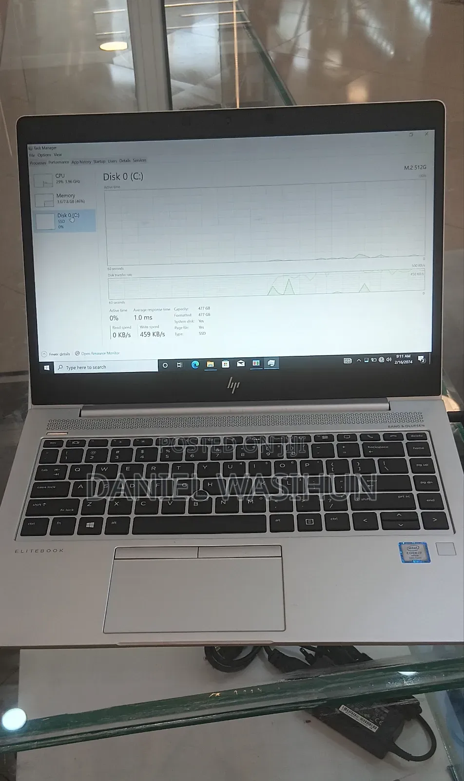 New Laptop HP EliteBook 840 G5 8GB Intel Core i7 SSD 512GB
