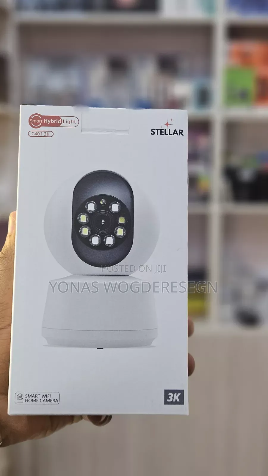 Stellar C401 Smart Wifi Home Security Camerahybrid Light 3kultrahd