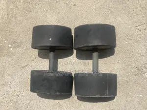 12kg Rubber Dumbbells