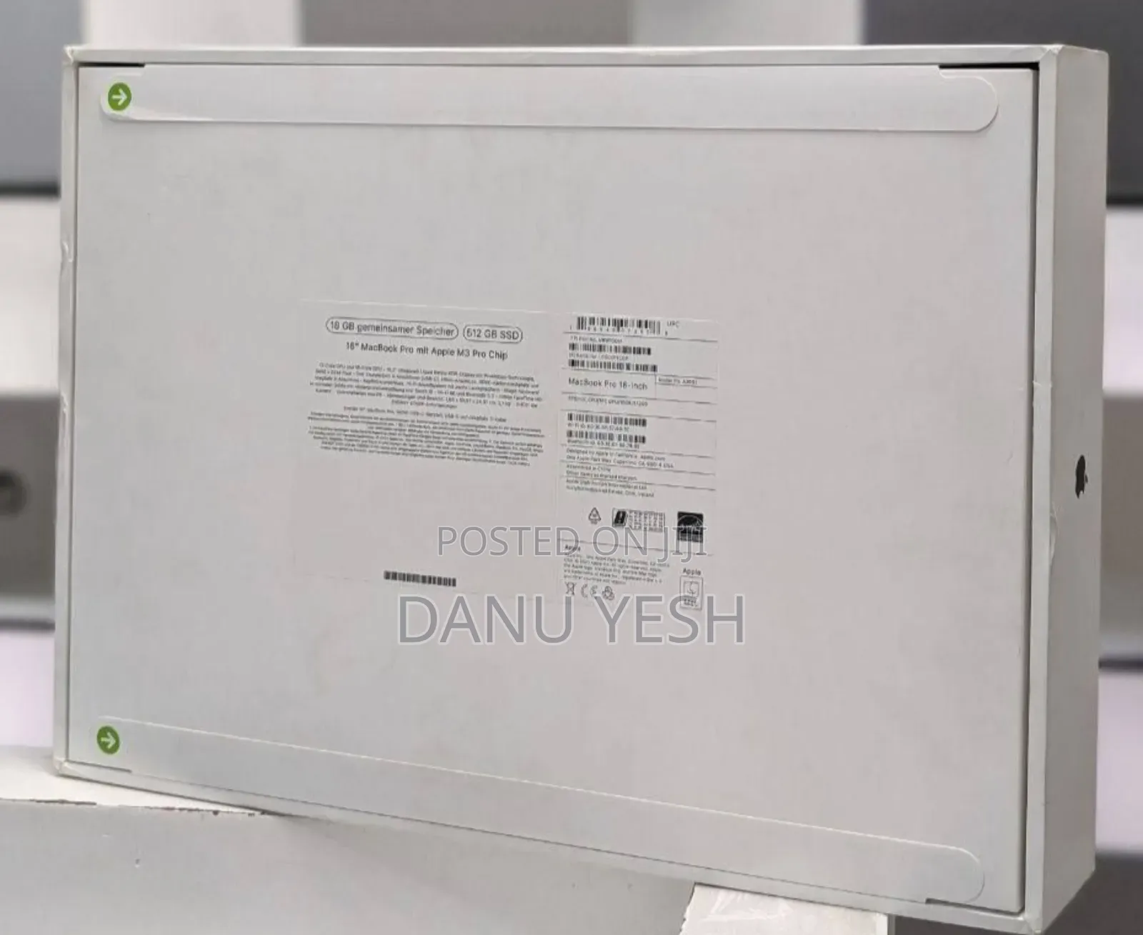 New Laptop Apple MacBook Pro 36GB Apple M3 Pro SSD 512GB