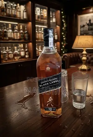 Johnnie Walker Black Labelscotch Whisky.