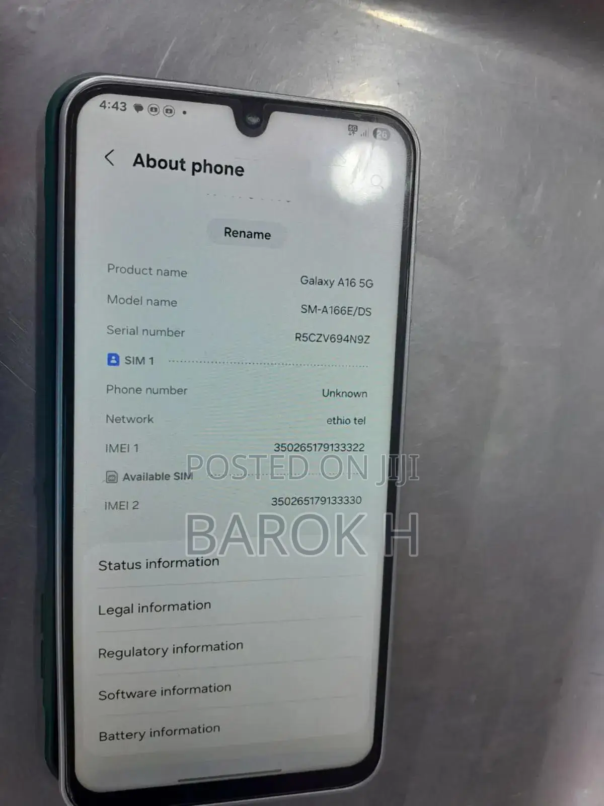 Samsung Galaxy A16 5G 128 GB White