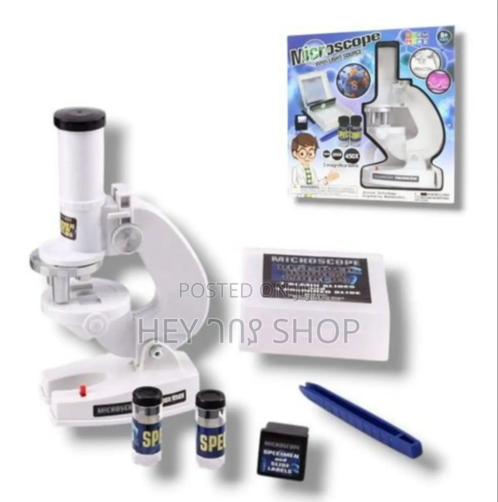 Microscope ልጆችን በቤት ውስጥ እያዝናና የሳይንስ እውቀጣቸውንና የማሰብ አቅማቸውን የሚያዳብር