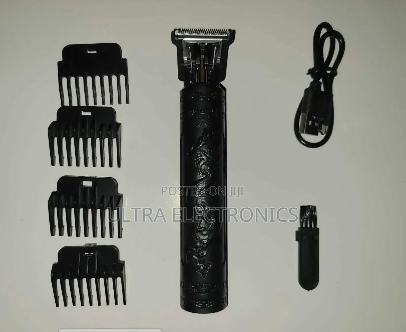 T9 Electric Hair Clipper and Beard Trimmer Featuring a Vintage Dragon