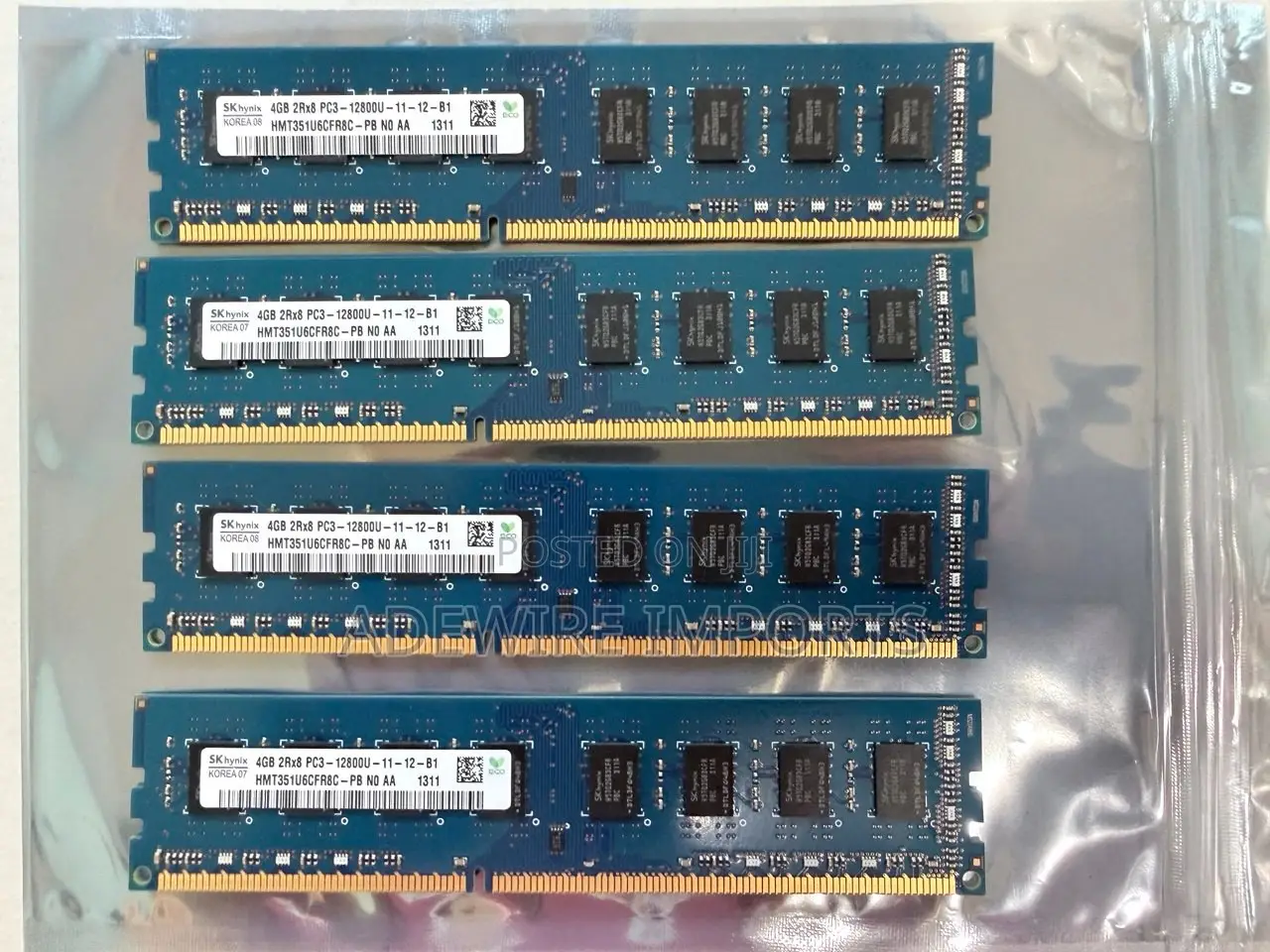 (With Vat) Ram Pc / Ddr3 4gb