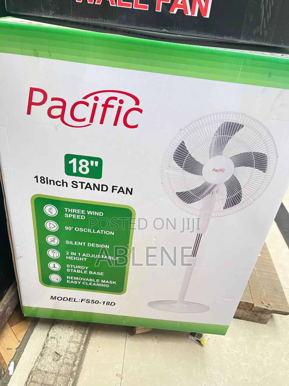 Pacific 18-Inch Stand Fan