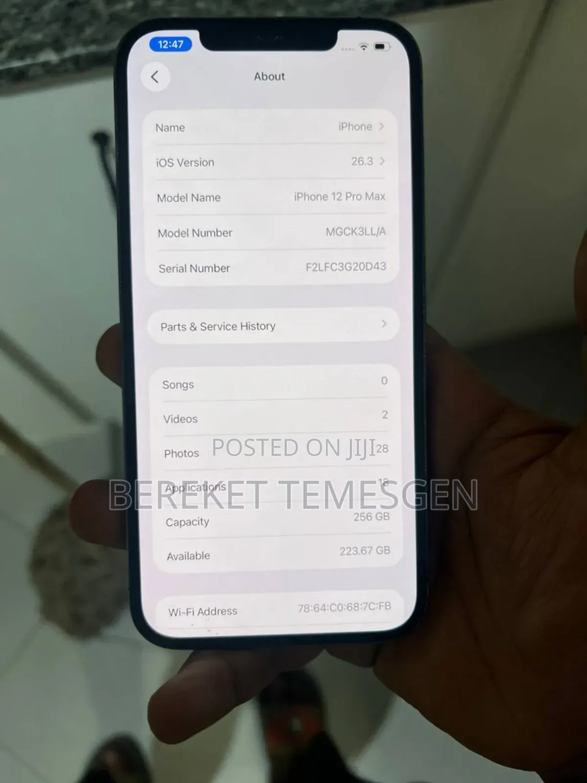 Apple iPhone 12 Pro Max 256 GB Gray