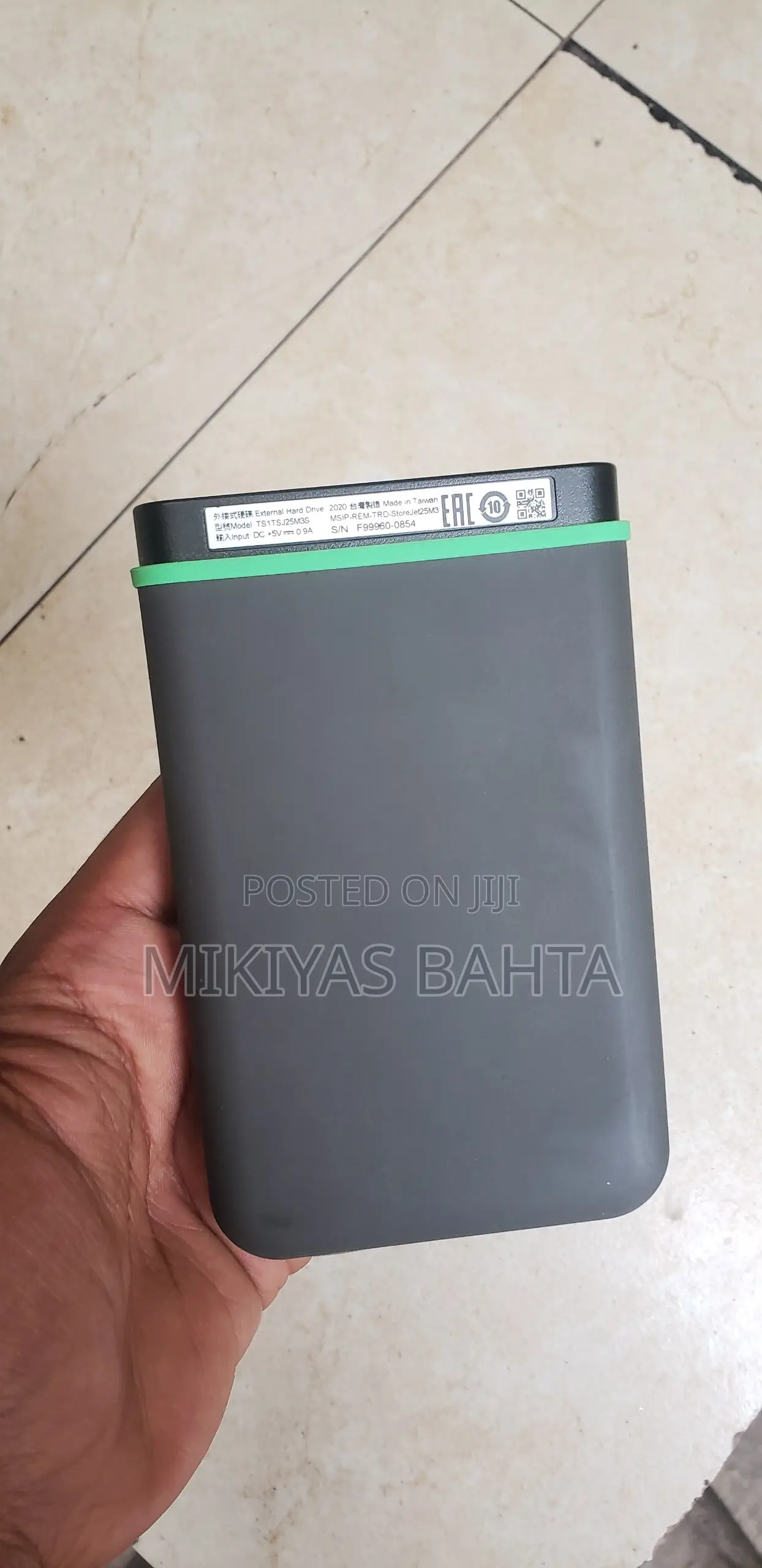 External Transcend Hard Drive