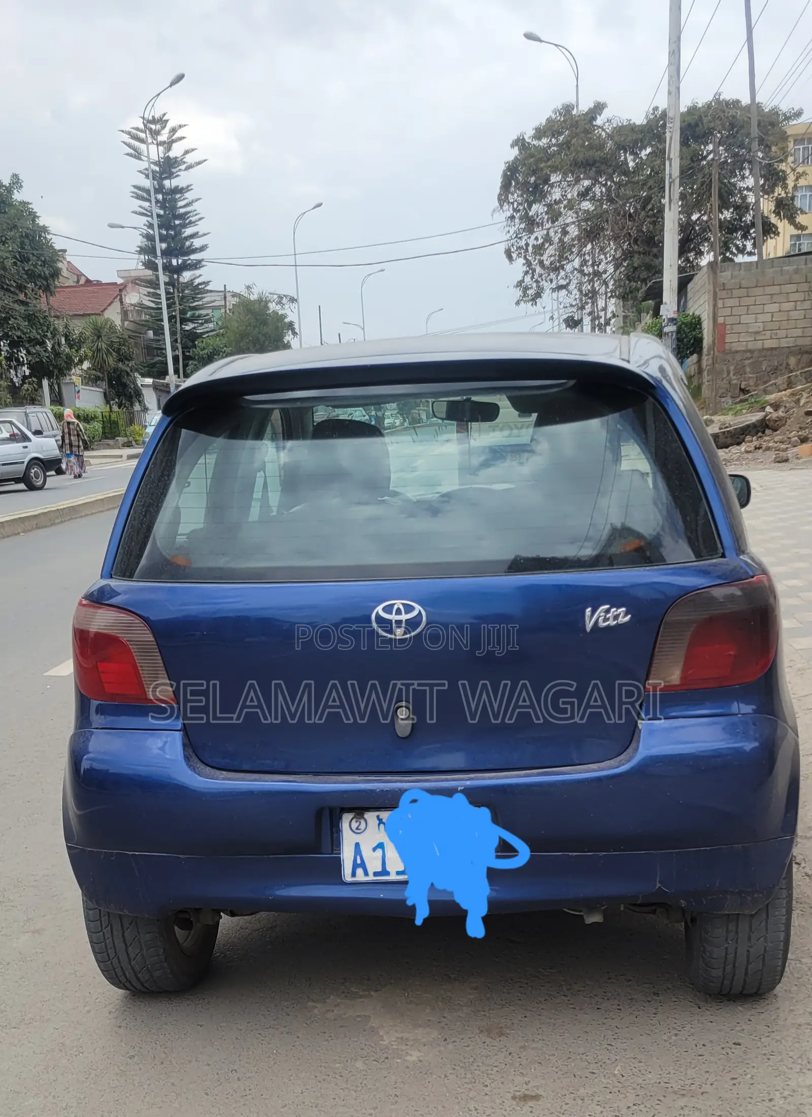 Toyota Vitz 2001 Blue