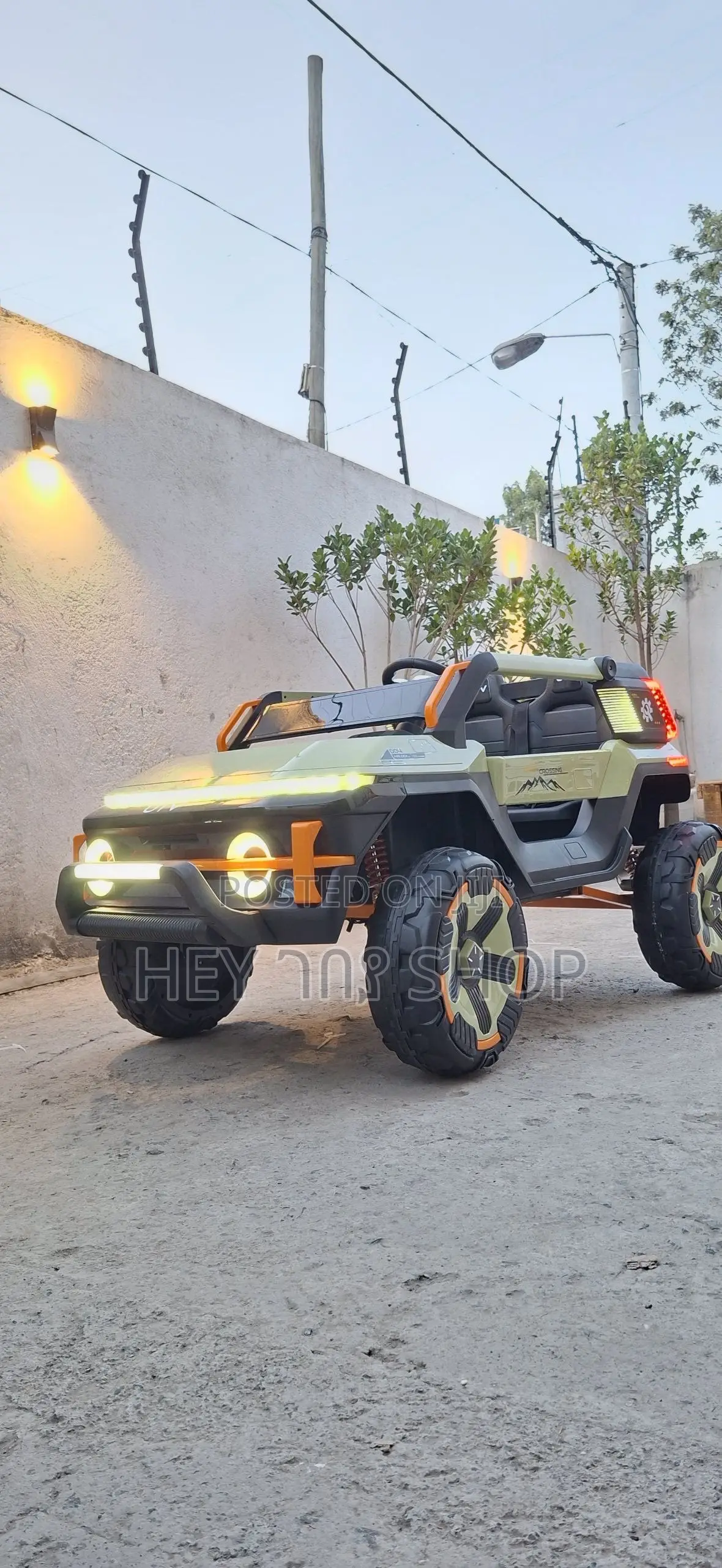 Big Size Kids Electric Car / ኤሌክትሪክ መኪና