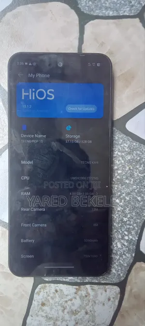 New Tecno Pop 10 128 GB Blue