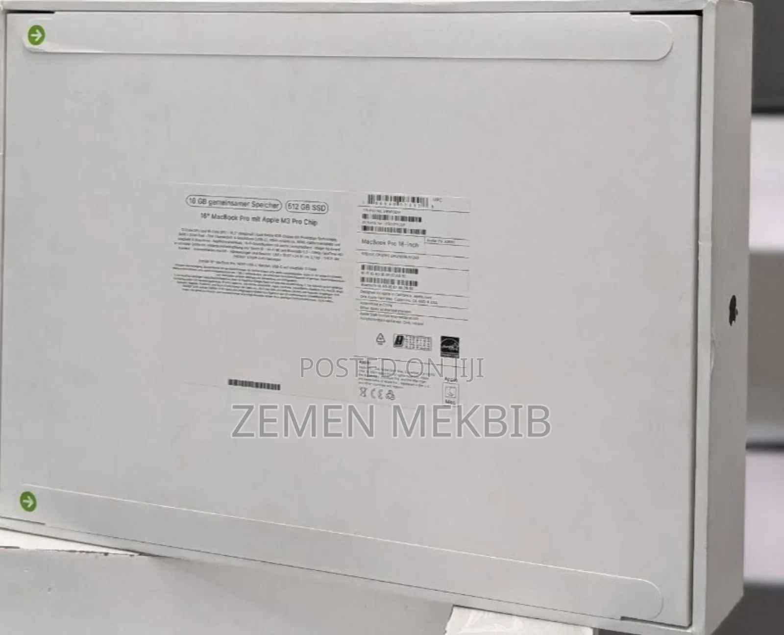 New Laptop Apple MacBook Pro 2024 M3 14-inch 32GB SSD 1T