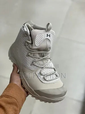 Under Armour Light Grey Textured Mesh Tactical Boot