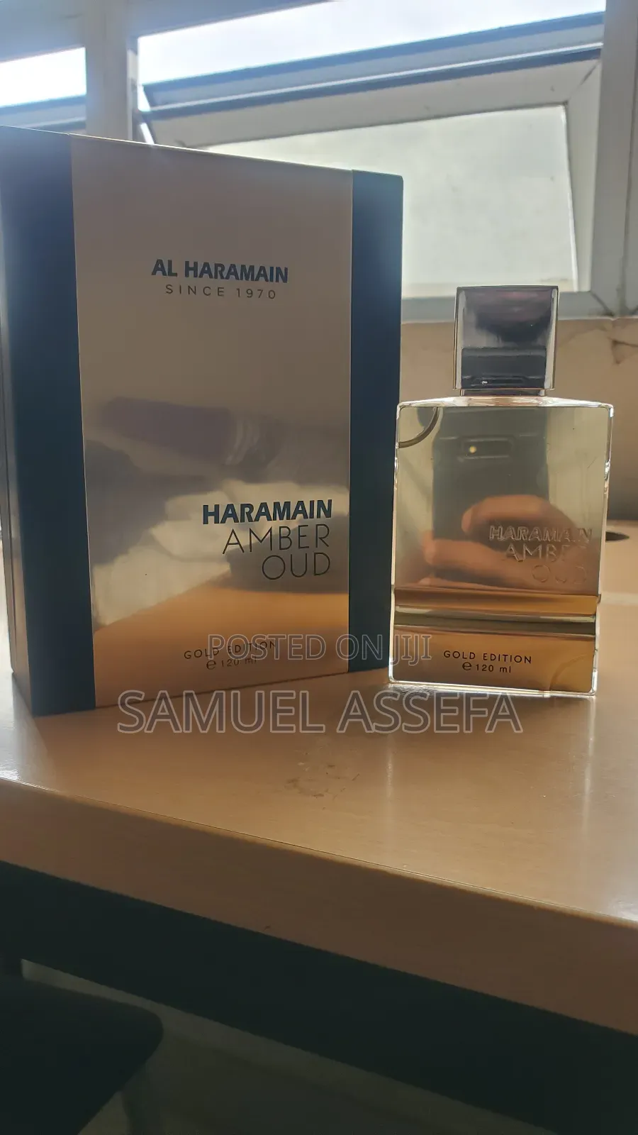 Original Al-haramain Amber Oud Gold Edition Edp 90 Ml (Used Partly)