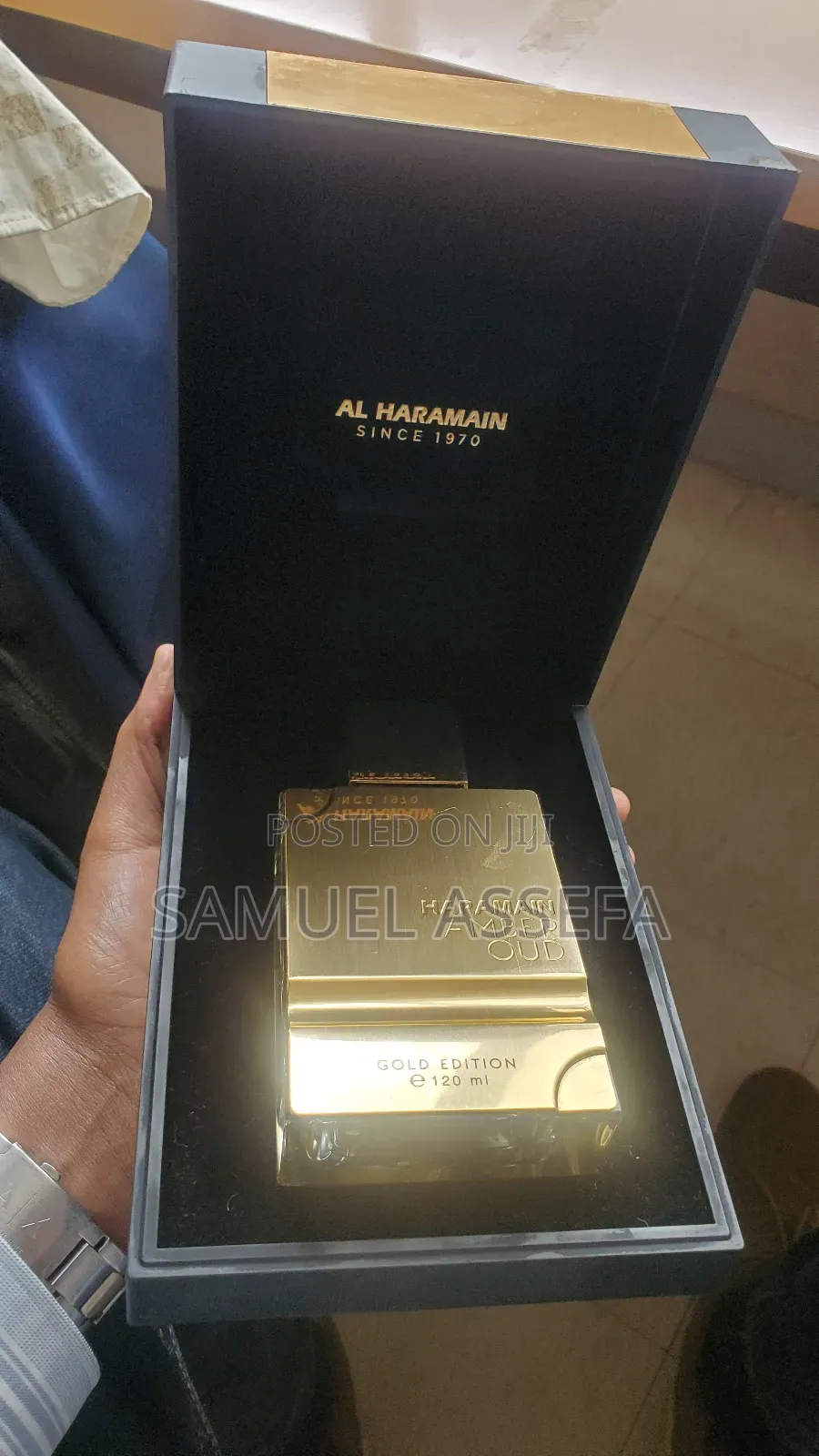 Original Al-haramain Amber Oud Gold Edition Edp 90 Ml (Used Partly)