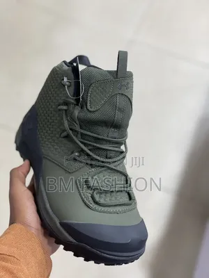 Under Armour Olive Green Ankle Boots (With Free Delivery)