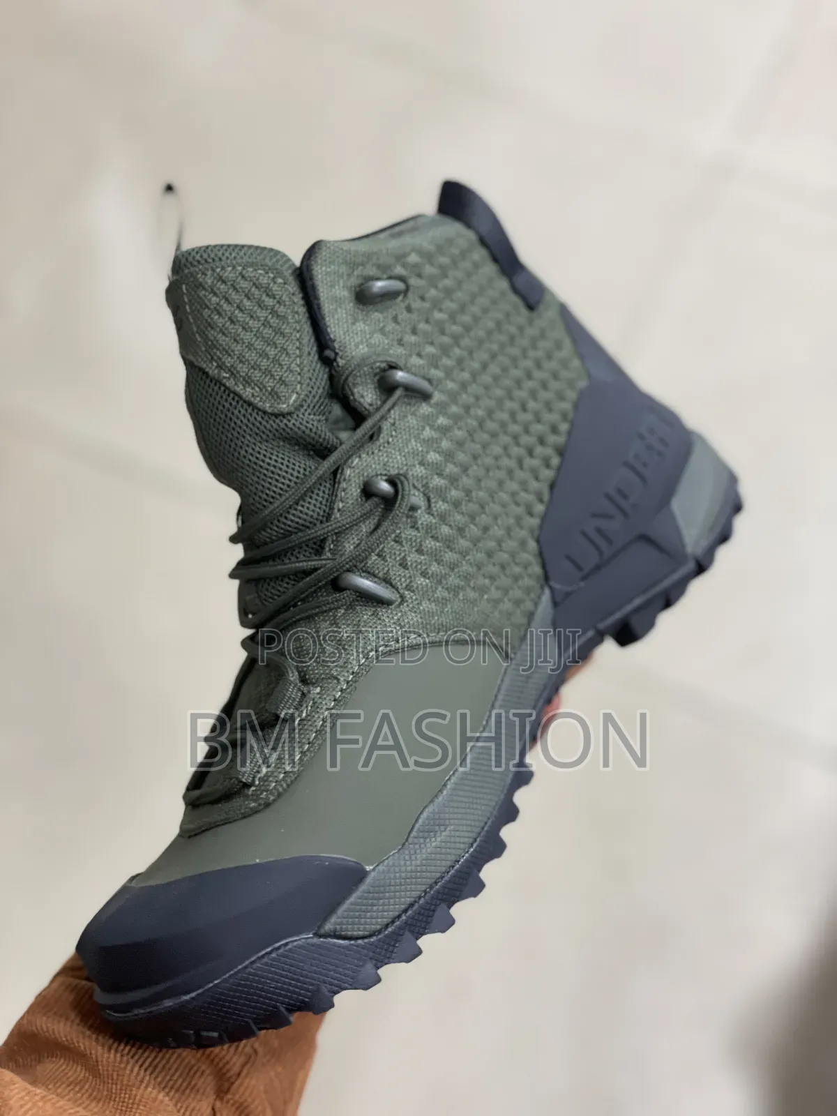 Under Armour Olive Green Ankle Boots (With Free Delivery)