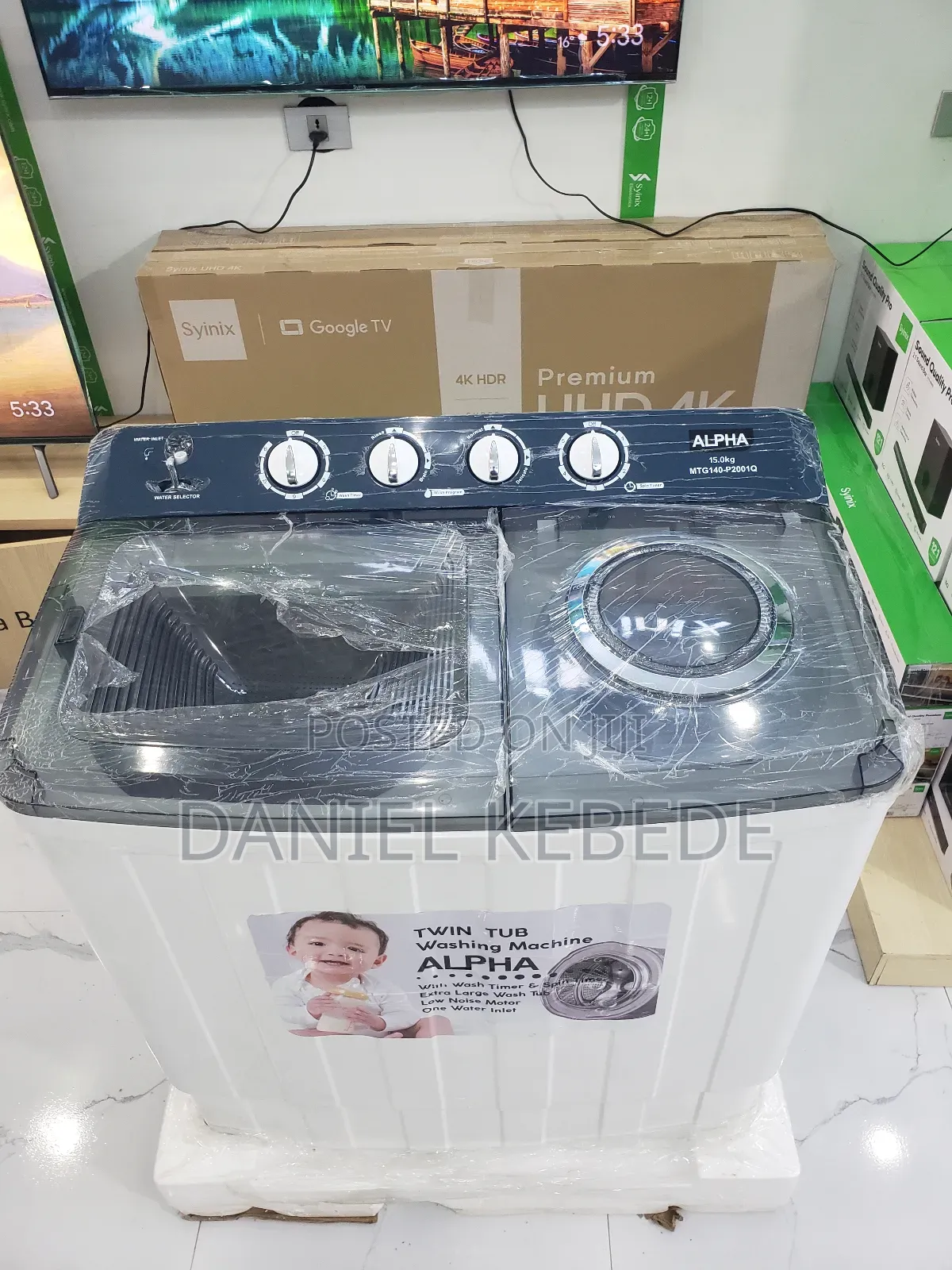 Alpha 15 Kg Manual Washing Machine