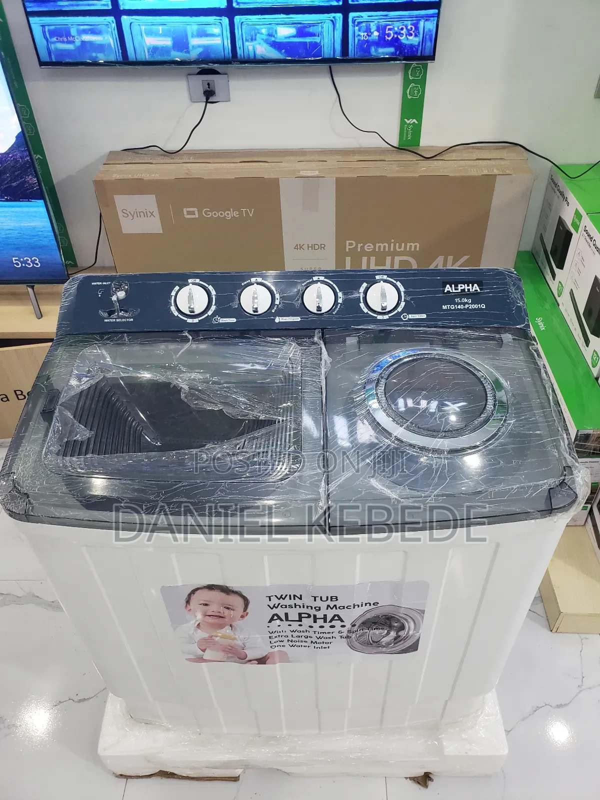 Alpha 15 Kg Manual Washing Machine