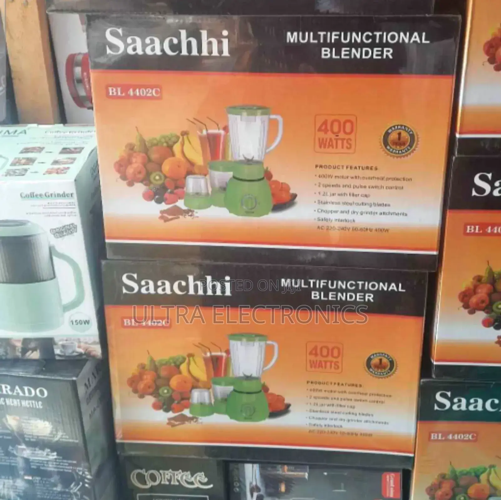 Saachi Multifunctional Blender, Model Bl-4402c. 1
