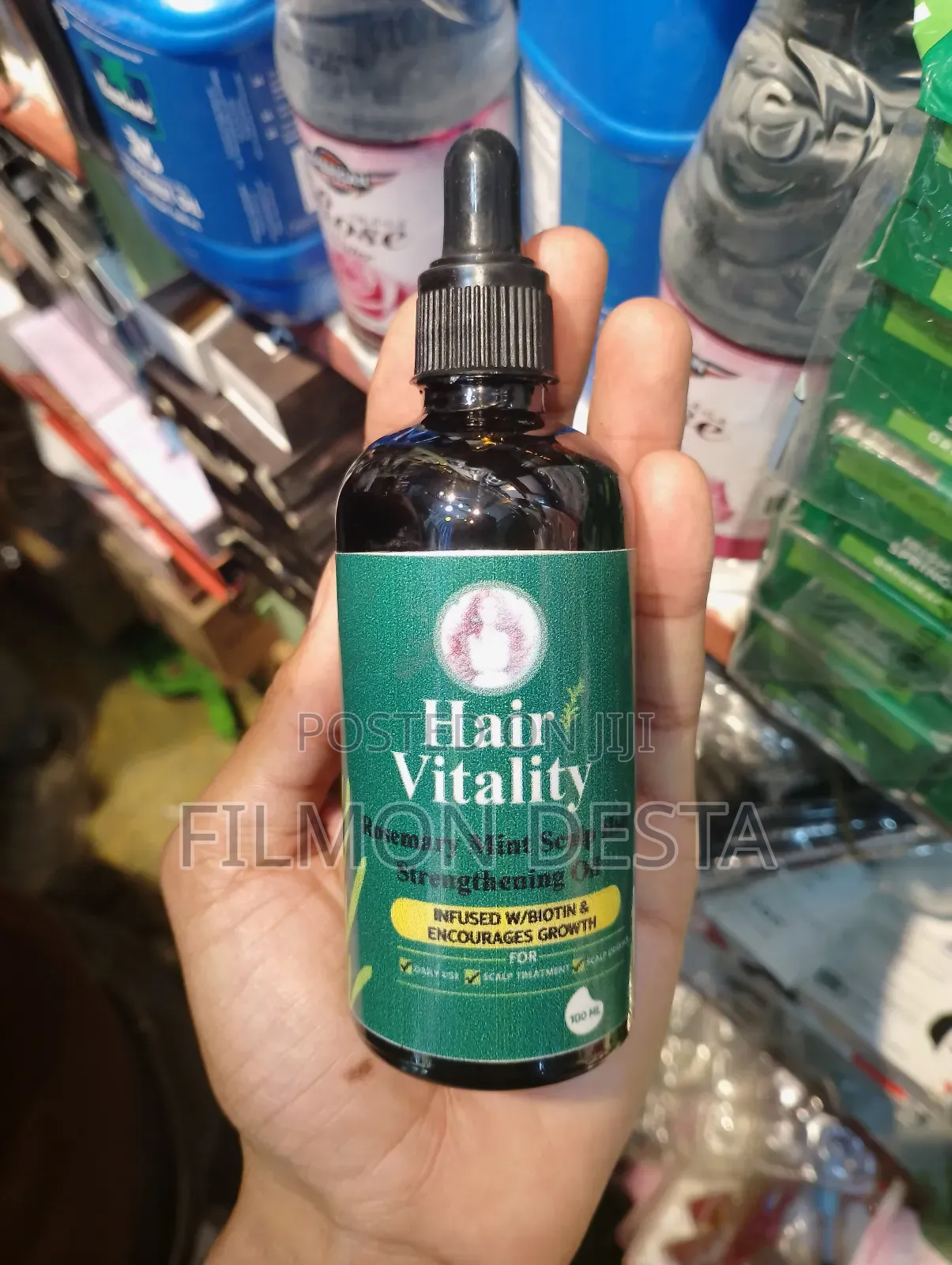 Hair Vitality Rosemary Mint Scalp Hair Strengthening Oil,