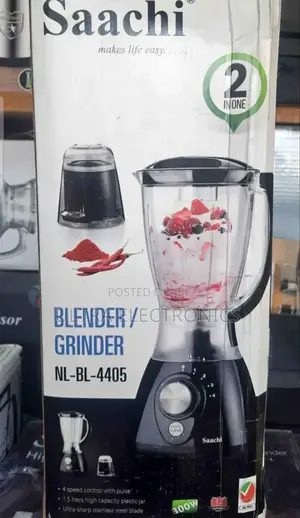 Saachi 2-in-1 Blender Grinder, Specifically Model Nl-Bl-4405.