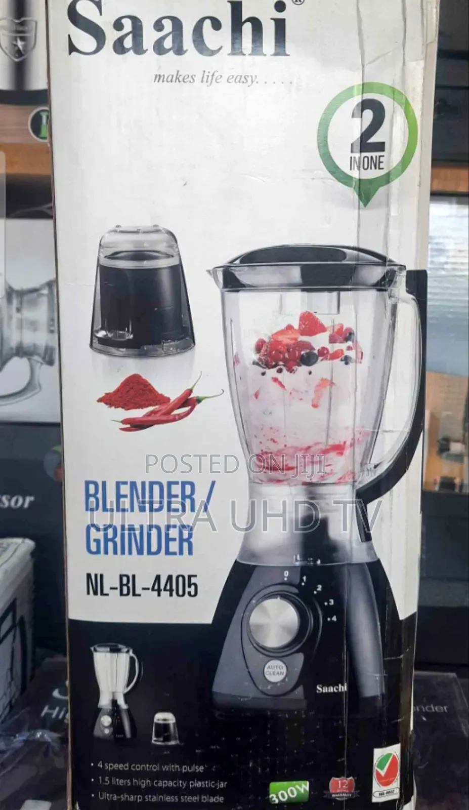Saachi 2-in-1 Blender Grinder, Specifically Model Nl-Bl-4405.