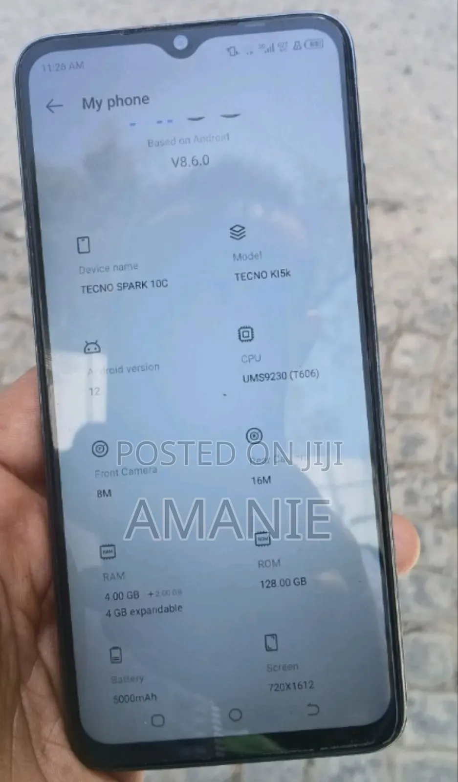 New Tecno Spark 10C 128 GB Blue