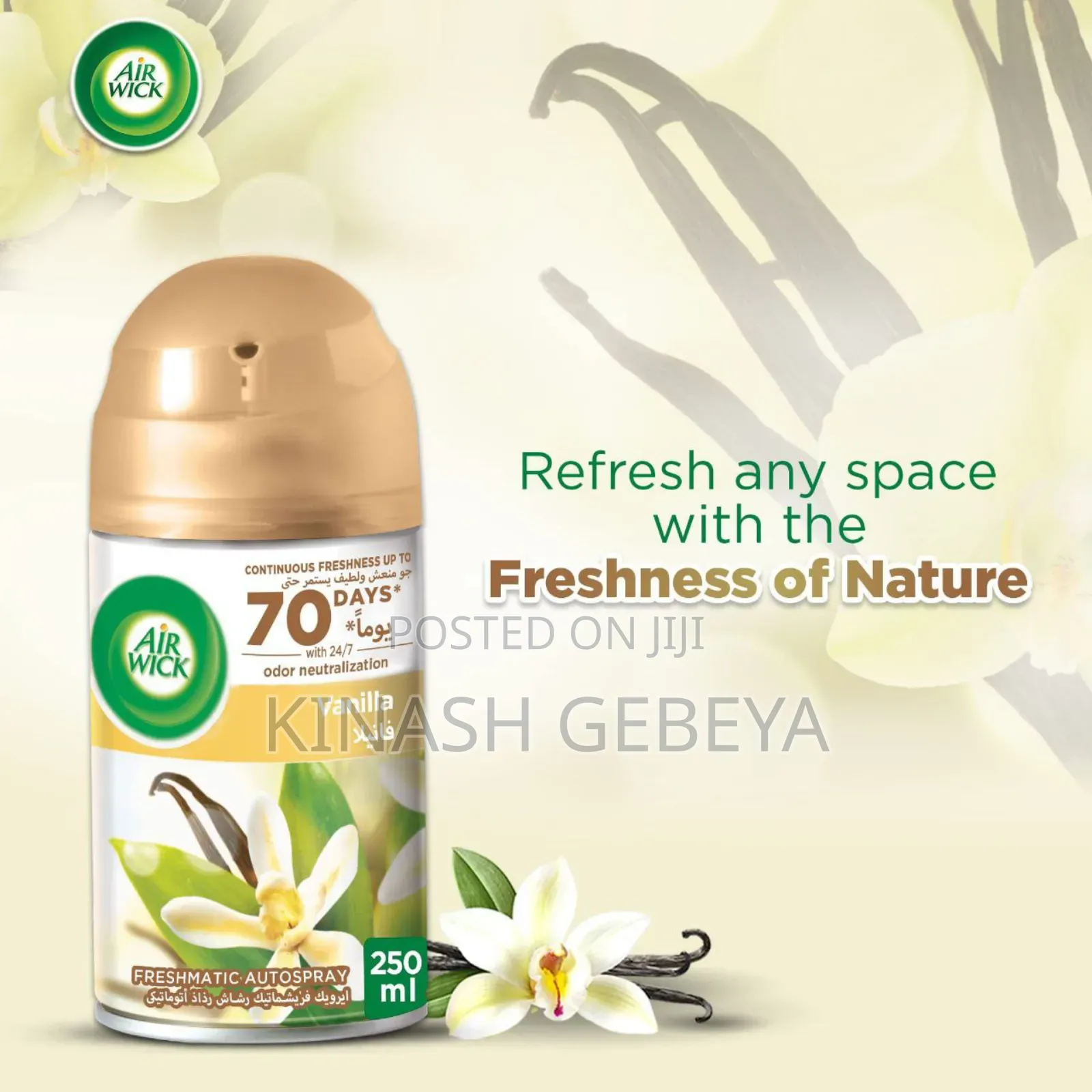 Airwick Automatic Air Freshner With Dispenser