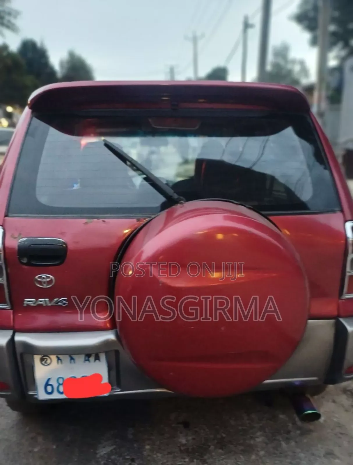 Toyota RAV4 2002 Red