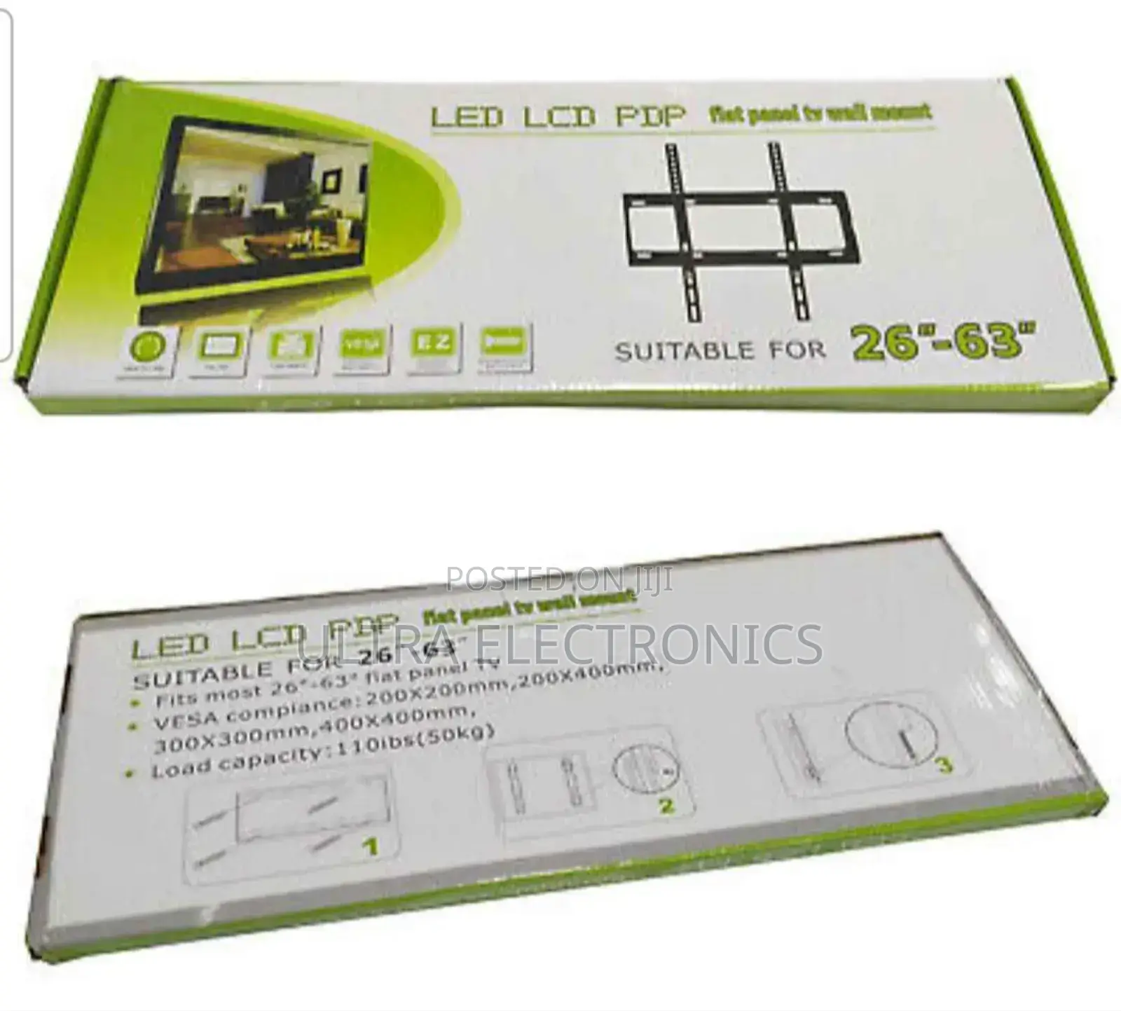 Tv Wall Mount Bracket Designed for Flat-Panel Televisions. 1