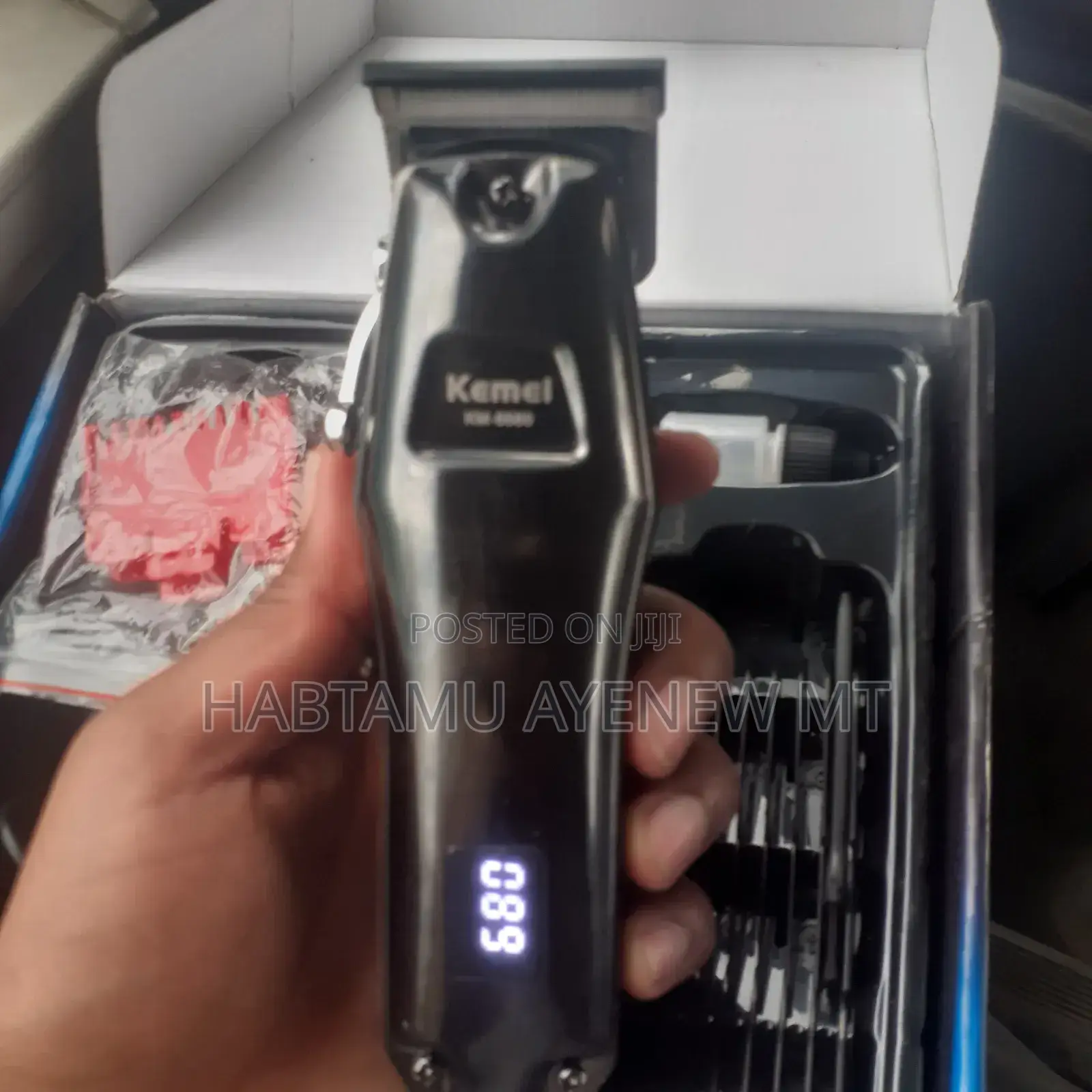 Kemei 6680 Hair Trimmer Clipper Tondos ኬሚ የፀጉር ማስተካከያ ቶንዶስ ዋጋው አሁናዊ ነው
